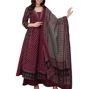 ANNI DESIGNER Women's Anarkali Kurta Set with Dupatta