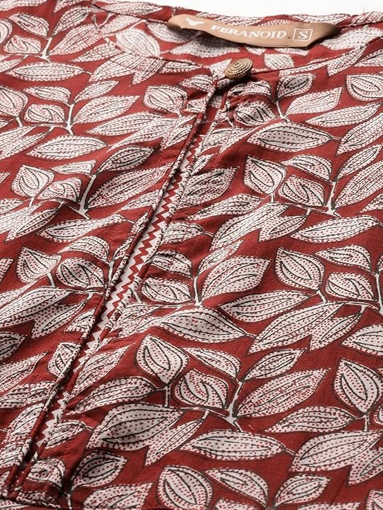 Inner Yoke Short Kurti for Women - Button Detail - Image 5