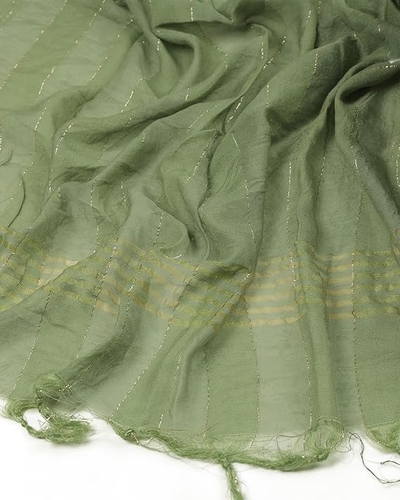 Women's Cotton Blend Unstitched Printed Salwar Suit Dress Material - Image 6