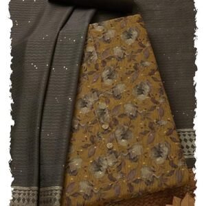 Chanderi Floral Print Unstitch Dress Material